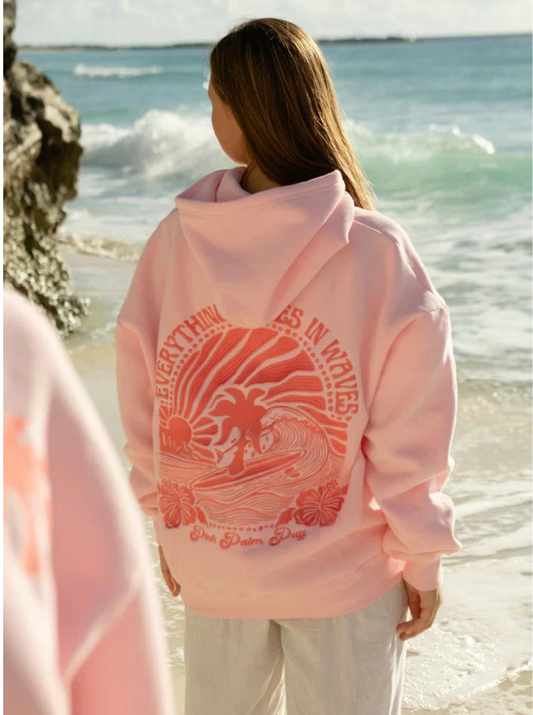 VynAura Sunset Waves Hoodie™